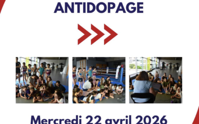 Sensibilisation antidopage 