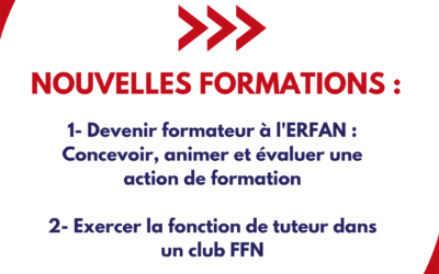 ERFAN : nouveaux dispositifs de formation !